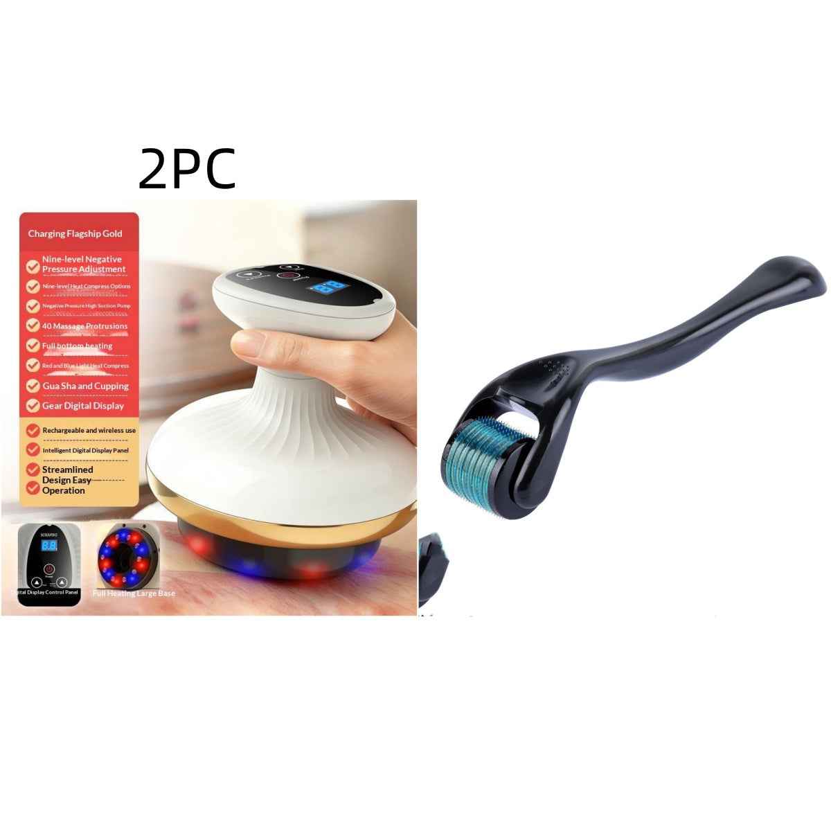 Electric Gua Sha Board Beauty Massager Cupping Device Electric Meridian Brush Home Abdominal Massage Gua Sha Board Massager