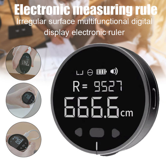 High-Precision Digital Electronic Tape Measure with HD LCD Display – Portable Distance Measuring Ruler Tool