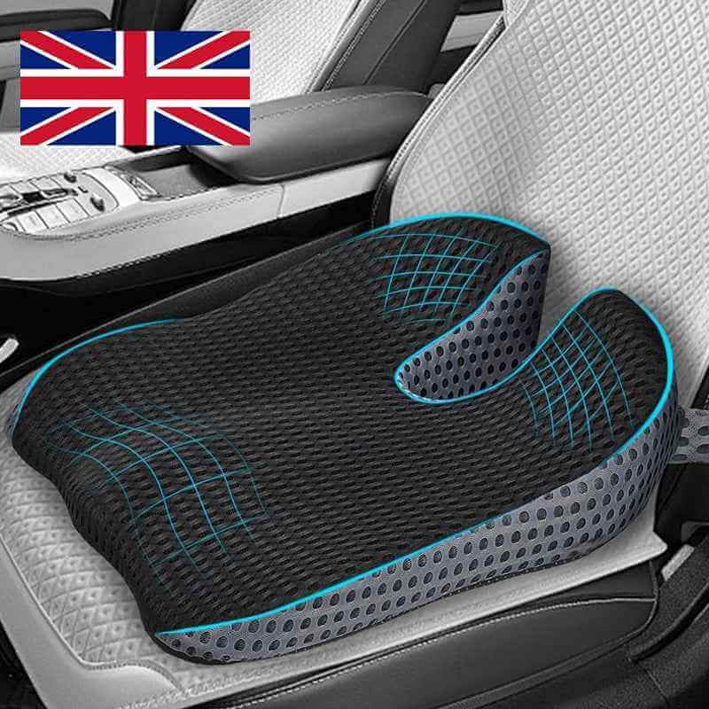 Universal Memory Foam Car Seat Cushion Driving Pain Relief Driver Booster Pad