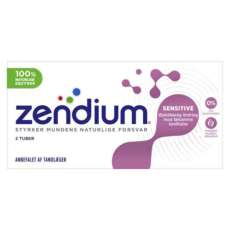 Zendium Sensitive Toothpaste – 2 Pack (2 x 50ml)