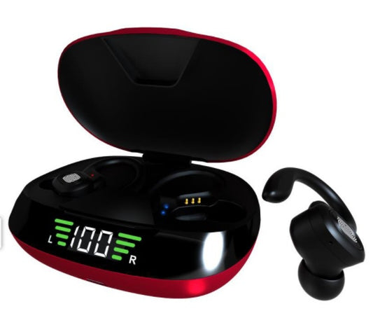 TWS Wireless Bluetooth Earhook Headphones with Touch Control – Sports & Workout Earbuds