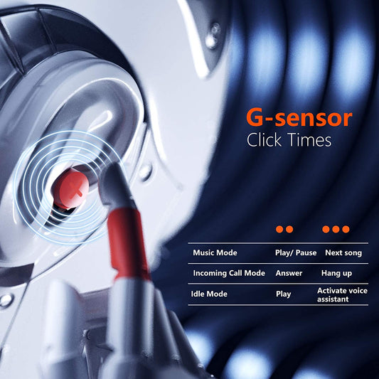 Noise Cancelling True Wireless Earbuds – Waterproof Bluetooth Headphones, Star Loop Design