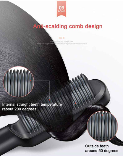 Professional Hair Straightening Comb 