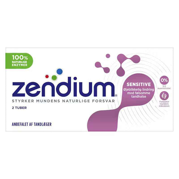 Zendium Sensitive Toothpaste – 2 Pack (2 x 50ml)