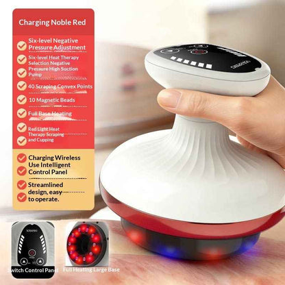 Electric Gua Sha Board Beauty Massager Cupping Device Electric Meridian Brush Home Abdominal Massage Gua Sha Board Massager