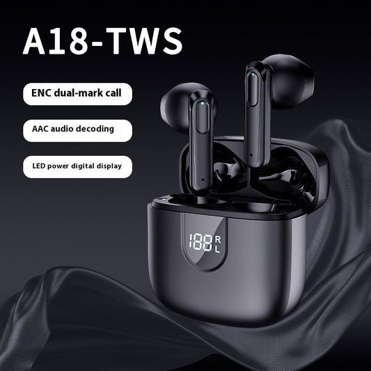 A18 Noise Reduction Wireless Bluetooth Headset – Mini Private Earbud with Clear Call Sound