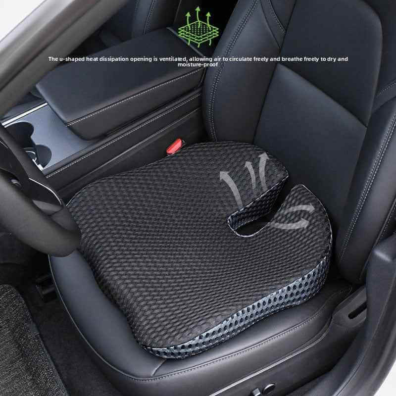 Universal Memory Foam Car Seat Cushion Driving Pain Relief Driver Booster Pad