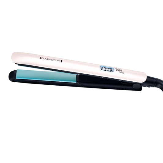 Remington Shine Therapy Hair Straightener with Advanced Ceramic coating, Floating plates, Digital display, 9 settings 150°C–230°C, S8500